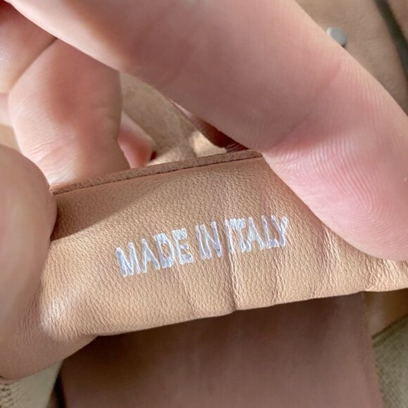 Mjus Made In Italy Pink Leather Slip On Sneakers 36 - Picture 8 of 15